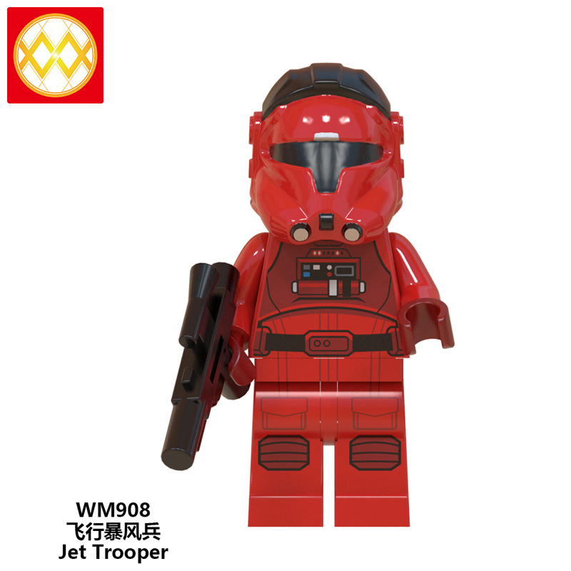 WM6083 Death Star Gunner Kazuda Knights of Ren Mandalorian Trooper Action Figure Building Blocks Kids Toys