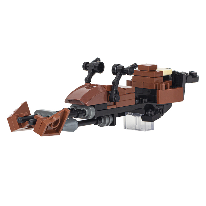 MOC2025 Star Wars 74-Z Speeder Bike Model DIY Educational Toys Buildig Blocks Bricks Kids Toys for Children Gift MOC Parts 