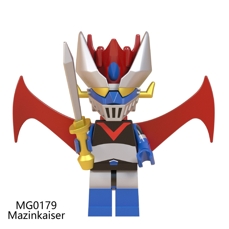 MG0179 MG0180 MG0181 Mazinger Z Mechander Robot Voltes V Leader Daimos Com-Battler V Mazinkaiser Beast King Mini Building Block figures Toys