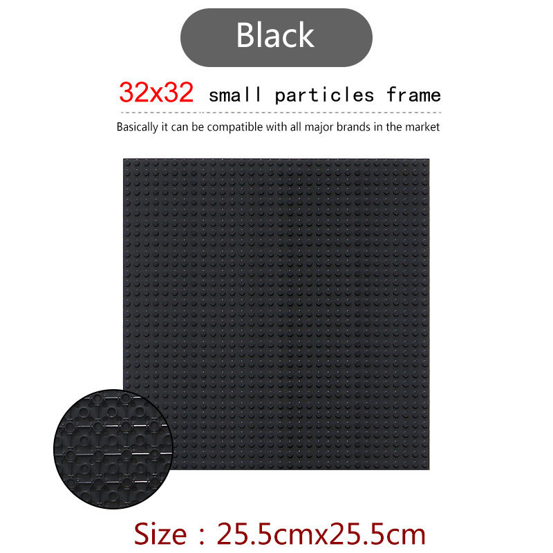 Double-sided 32*32 Dots Baseplates For Small Bricks City DIY Building Blocks Base Plate Part Moc Accessories Display Case Gifts