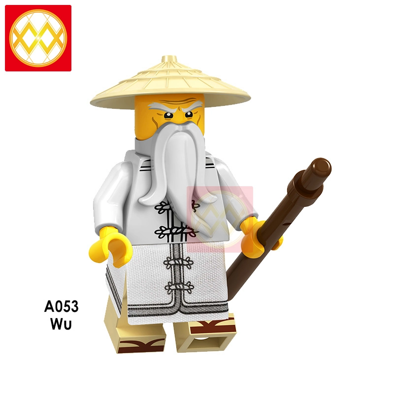 A049 A056 Slithraa Snike Chokun Snappa Wu Shark Army Jelly Four Eyes Lord Garmadon Building Blocks Kids Toys