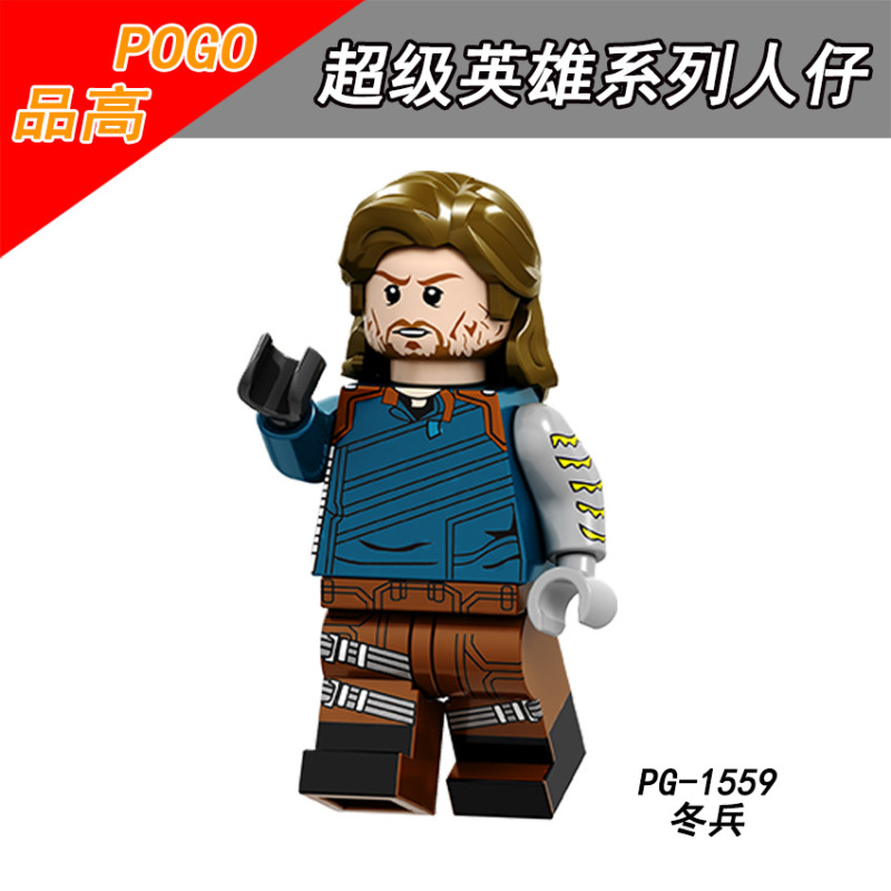 PG8130 Movie Super Hero Star-Lord Groot Winter Soldier Wong Nebula Spider-Man Okoye Action Figure Building Blocks Kids Toys