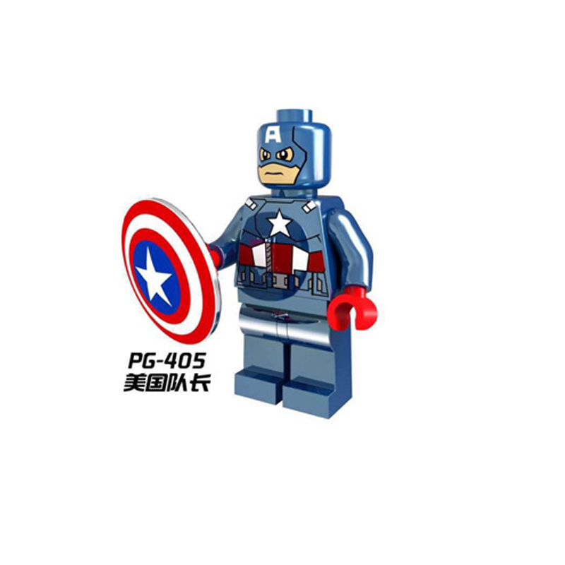 PG401 PG402 PG403 PG405 PG406 PG408  Marvel Super Hero Action  Figures Building Blocks Kids Toys