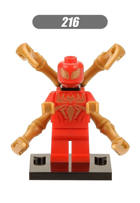X0107 Marvel series Superhero Scarlet Spider-Man Green Goblin Spider-Woman Gwen Doctor Octopus Building Blocks Kids Toys