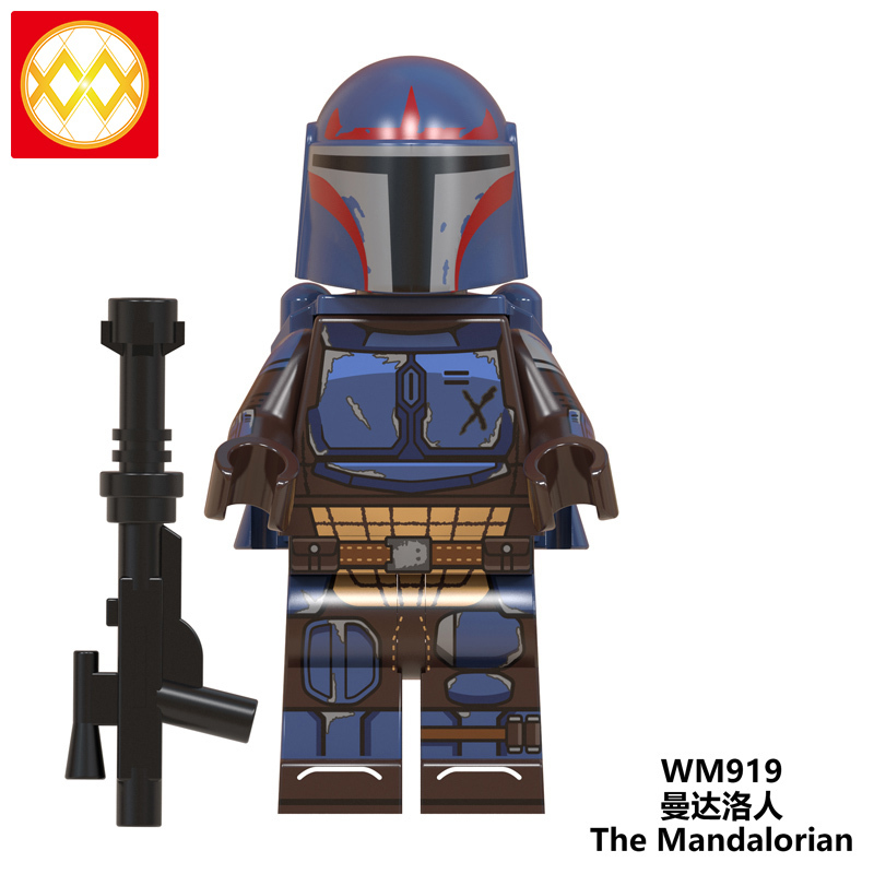 WM6085 Heavy Infantry Mandalorian Paz Vizla The Mandalorian Master Star Rise of skywalker Wars Action Figures Bricks