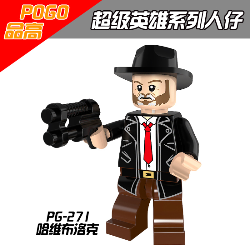 PG8070 Movie Arkham White Lantern Flash Gordon Dr.Hugo Edward Harvey Bullock invisible Man Action Figure Building Blocks Kids Toys