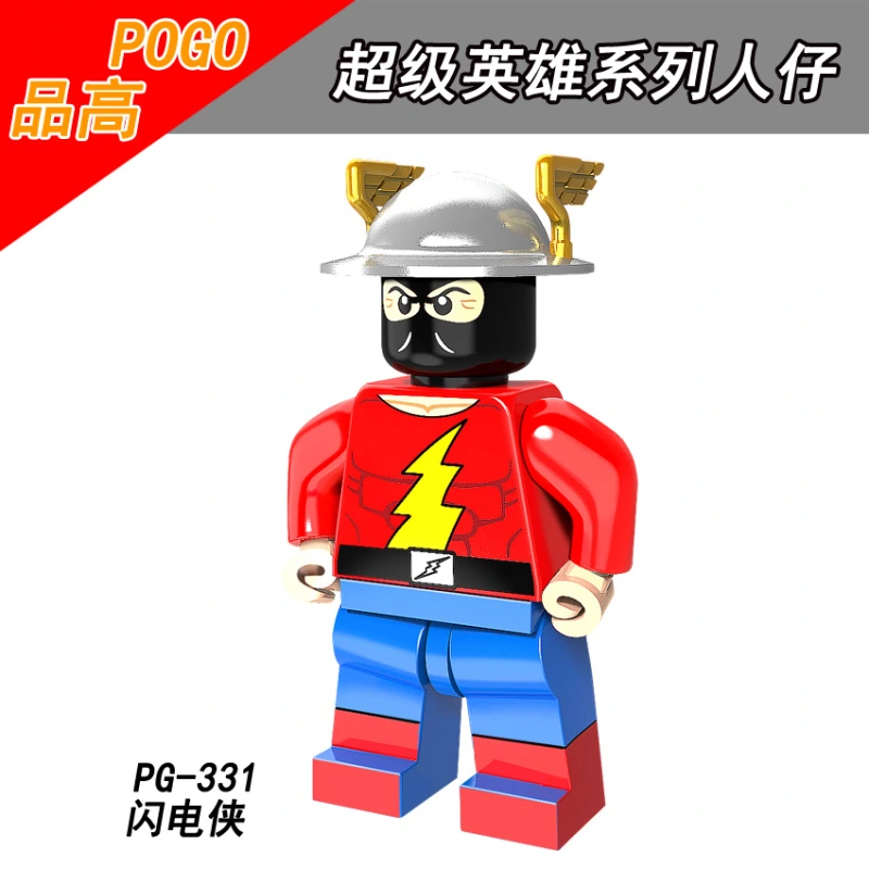 PG8105 Movie Super Hero The Flash Punisher Iron Man Danielle Cage Parallax Wolverine Action Figure Building Blocks Kids Toys