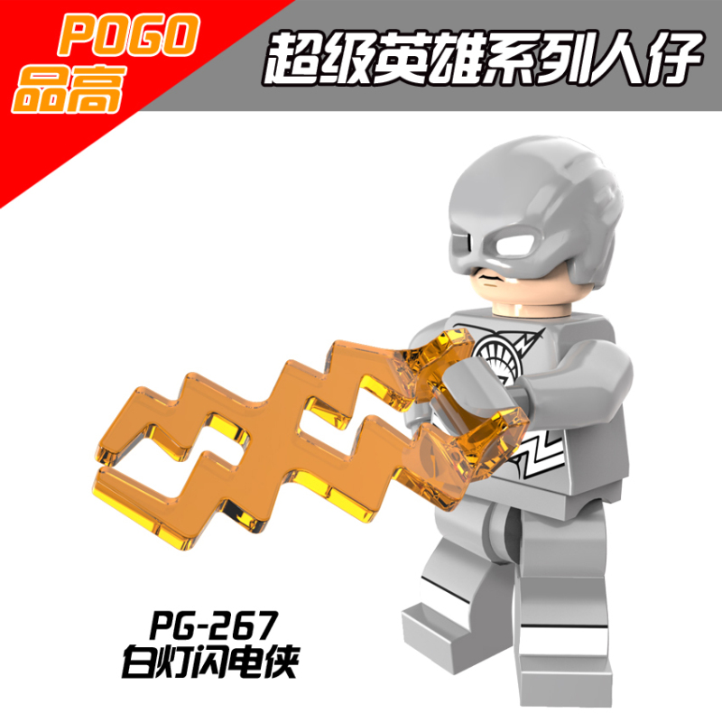 PG8070 Movie Arkham White Lantern Flash Gordon Dr.Hugo Edward Harvey Bullock invisible Man Action Figure Building Blocks Kids Toys