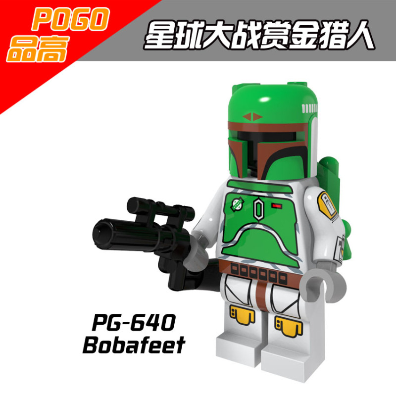 PG640 PG641 PG642 Bobafeet Jangofitt Star Wars Stormtrooper Bounty  Mandalorian Building Blocks Kids Toys