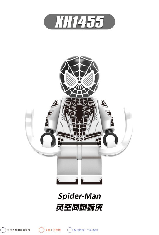 X0281 Marvel Spider Man Super Hero Action Figure Building Blocks Kids Toys