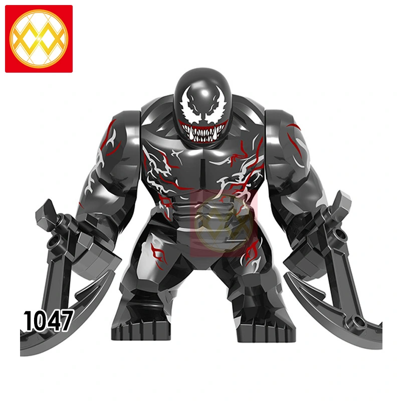 XH1047 Classic Hero Movie Riot Venom Big Figure Building Blocks Kids Toys