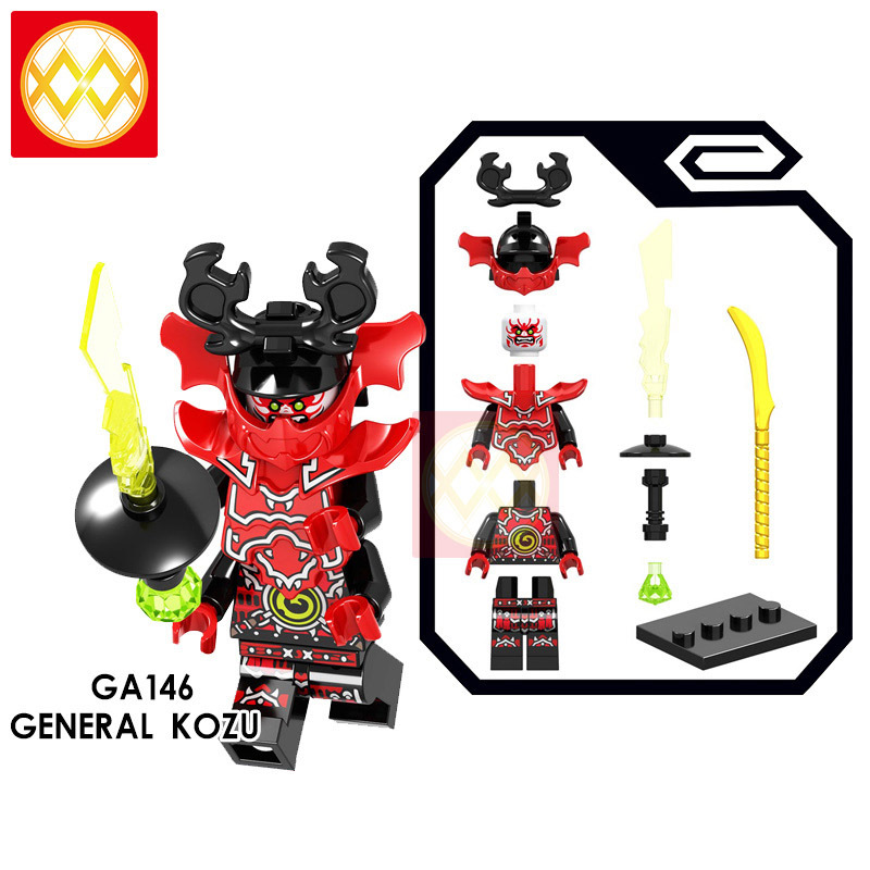 GA143-148 NYA ECHO ZANE JAY GEBERAL KOZU LLOYD DIANT STONE WARRIOR Building Blocks Kids Toys