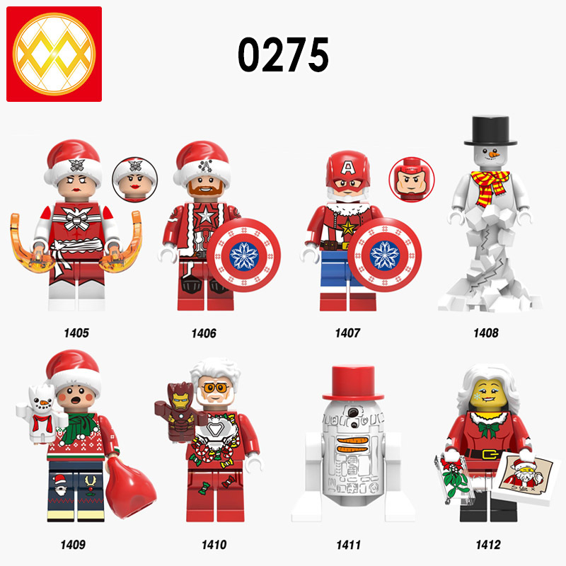 X0275 Phoenix Woman Christmas Hat American Team Christmas Hat Captain America Snowman Christmas Child Christmas Iron Man SW424 Christmas Woman Buildin