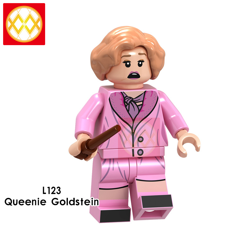 L122-129 Oliver Wood Queenie Goldstein The Trolley Witch Ron Weasley Professor Snnape Tina Marcus Flint Jacob Building Blocks Kids Toys