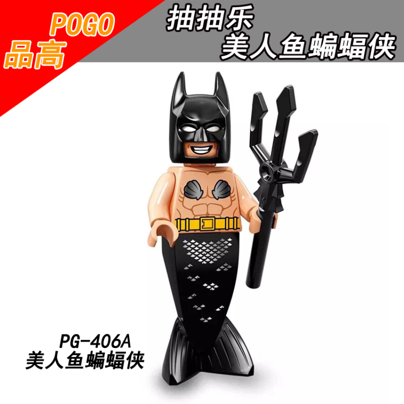 PG8106  Harley Quinn Clock King Music Afu Dr. Hugo Mermaid Batman Robin Joker Batman Building Blocks Kids Toys