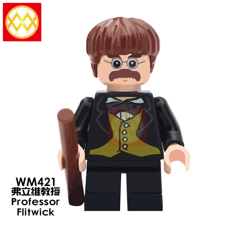 WM6031 Ron Weasley Professor Flitwick Lupin Crystal Hogwarts School Of Witchcraft And Wizardry Building Blocks Children Toys