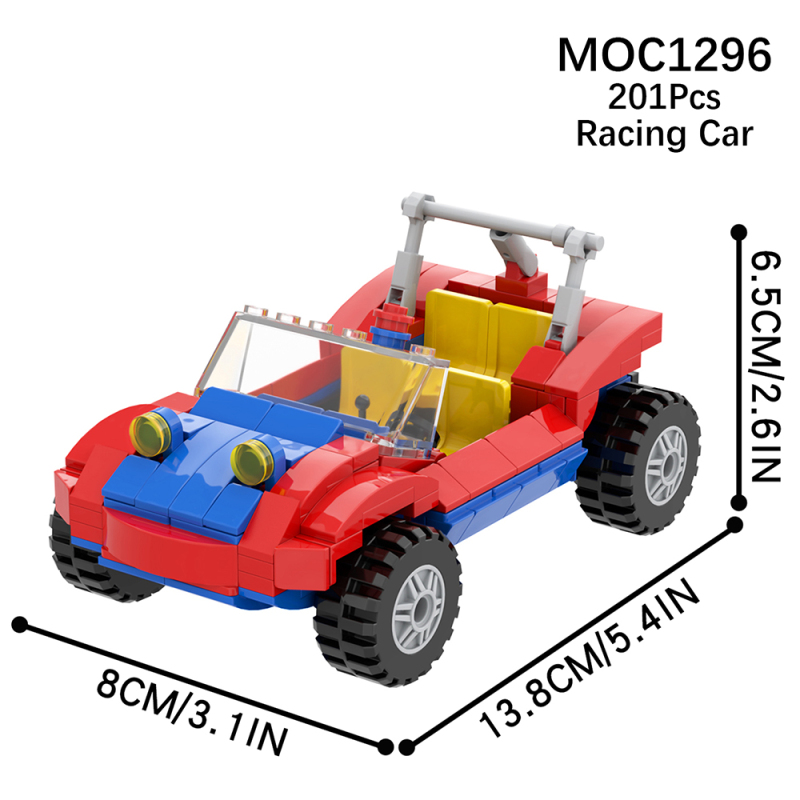 MOC1296 Creativity series Anime Spider Man Racing Building Blocks Bricks Kids Toys for Children Gift MOC Parts