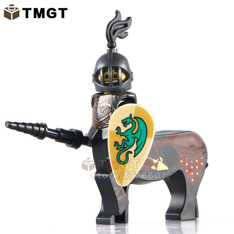 AX8802 Medieval Knight Action Figures Birthday Gifts Building Blocks Kids Toys