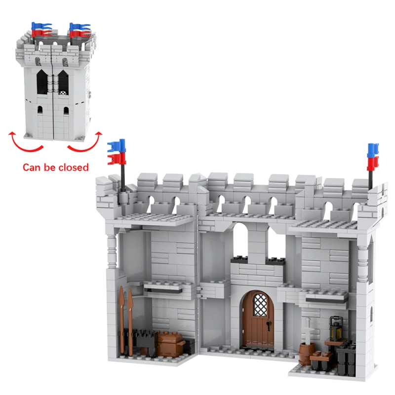 MOC5019 Military Series Medieval Sentinel Tower  Building Blocks Bricks Kids Toys for Children Gift MOC Parts