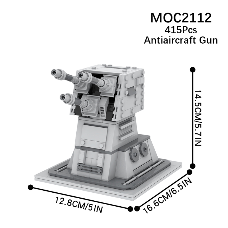 MOC2112 Star Wars Series Antiaircraft Gun Building Blocks Bricks Kids Toys for Children Gift MOC Parts