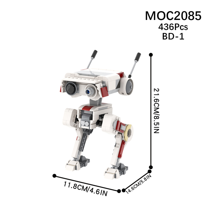 MOC2085 Star Wars BD-1 Building Blocks Bricks Kids Toys for Children Gift MOC Parts