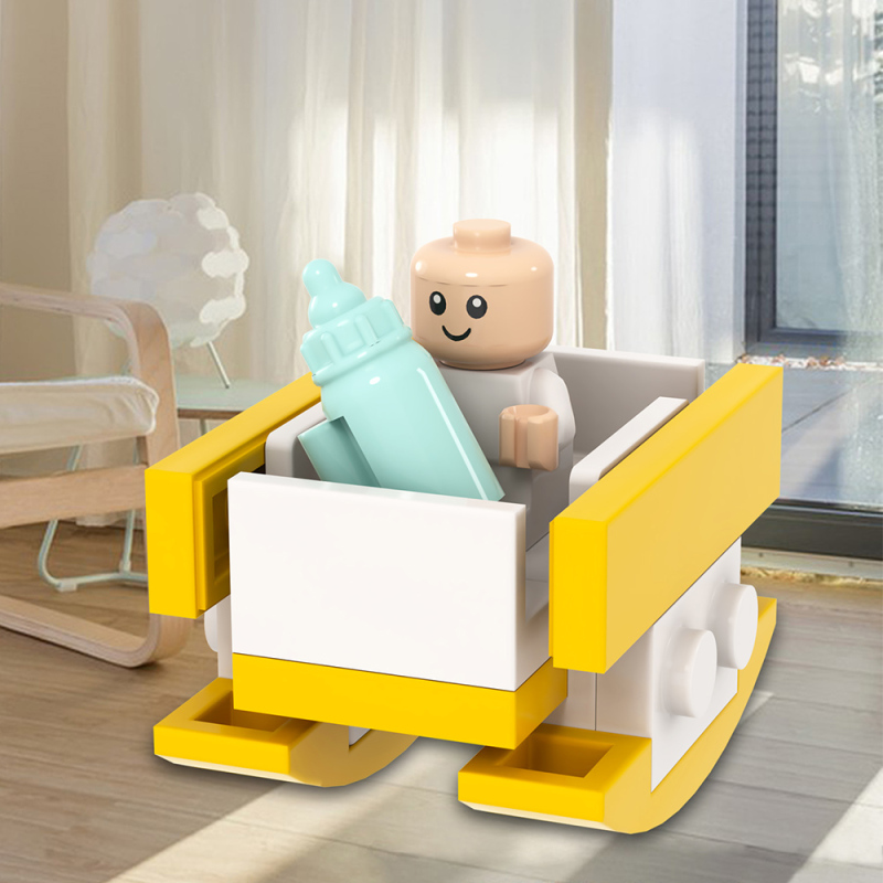 MOC4076 City Series Crib Furniture Building Blocks Bricks Kids Toys for Children Gift MOC Parts