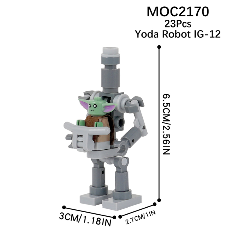 MOC2170  Star Wars Movie series IG-12 Building Blocks Bricks Kids Toys for Children Gift MOC Parts