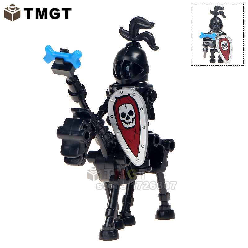 AX9815 Skull Knight Action Figures Birthday Gifts Building Blocks Kids Toys