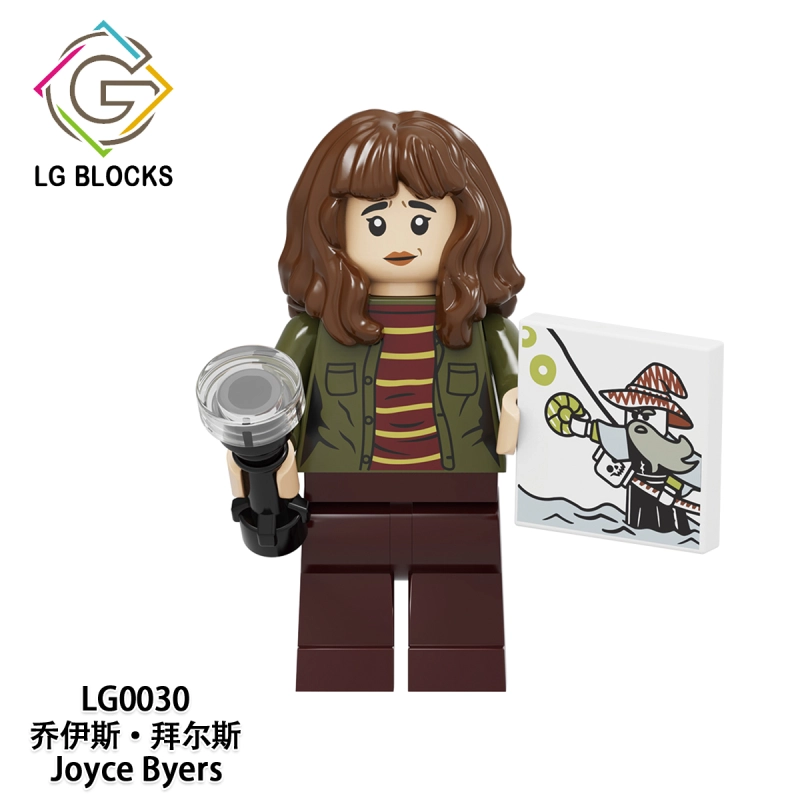 LG1004 TV Movie Stranger Things Demogorgon Dustin Mike Eleven Lucas Will Chief Jim Hopper Joyce Action Figure Building Blocks Kids Toys