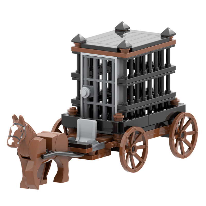 MOC5016 Military Series Prison van Building Blocks Bricks Kids Toys for Children Gift MOC Parts Creativity