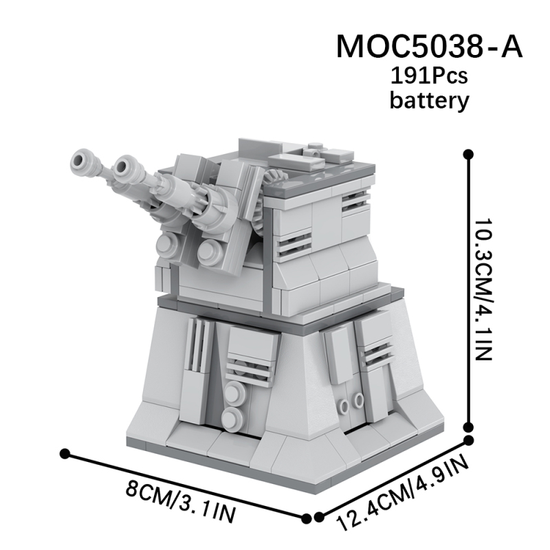 MOC5038 Military Series  Building Blocks Bricks Kids Toys for Children Gift MOC Parts