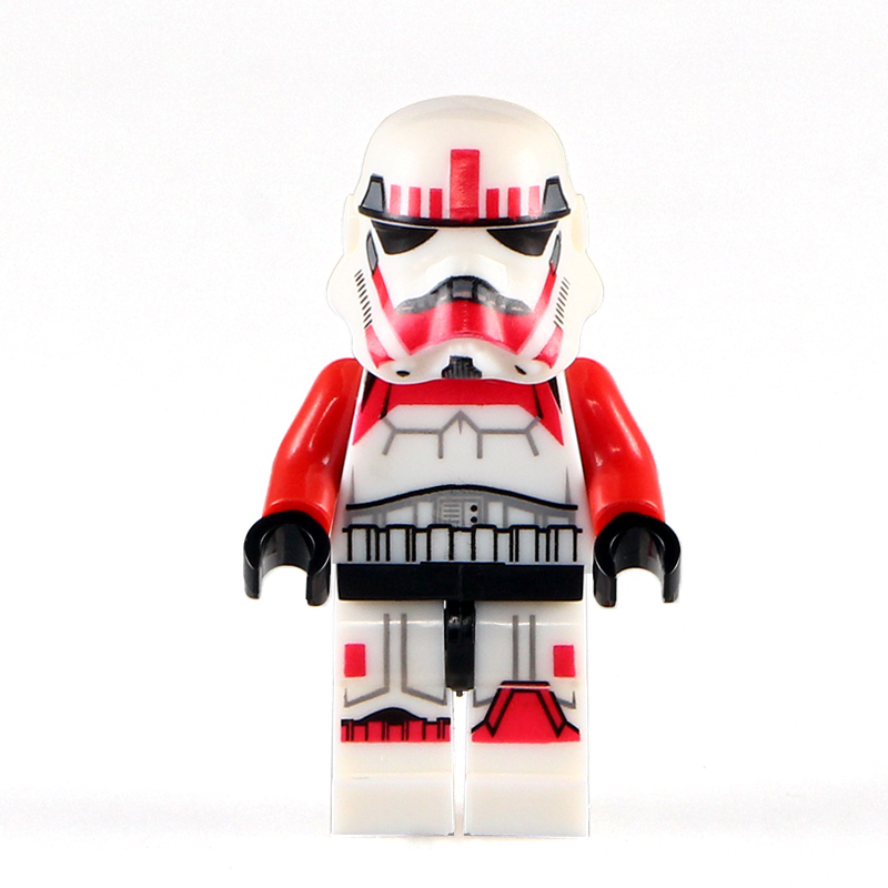 WM501 Star Wars Clones Red Stormtroopers Warrior Building Blocks Kids Toys