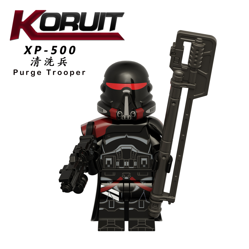 KT1066 Star Wars Movie Series Second Sister Cal Kestis Purge Trooper Heavy Assault Trooper Ninth Sister Flame Trooper Action Figure Building Blocks Kids Toys