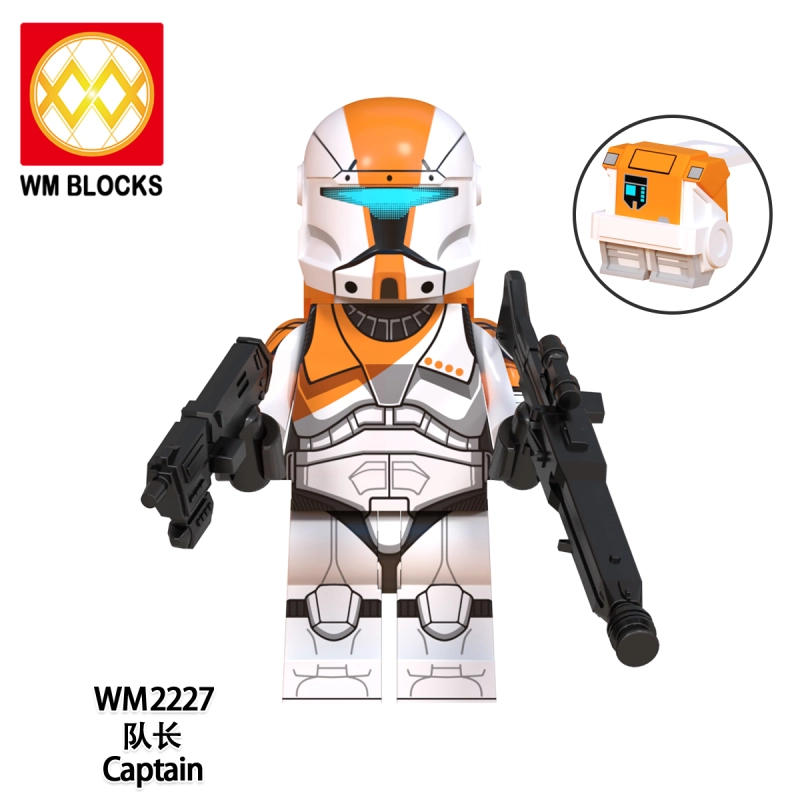 WM6124 Star Wars Captain Commandos Fixer Gregor Omega Squad Scorch Sev Voca Action Figure Building Blocks Kids Toys