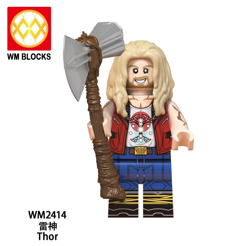 WM6146 Marvel Super Hero Thor Beta Ray Bill Jane Foster Valkyrie Gol The Godslayer Star Lord Action Figure Building Blocks Kids Toys