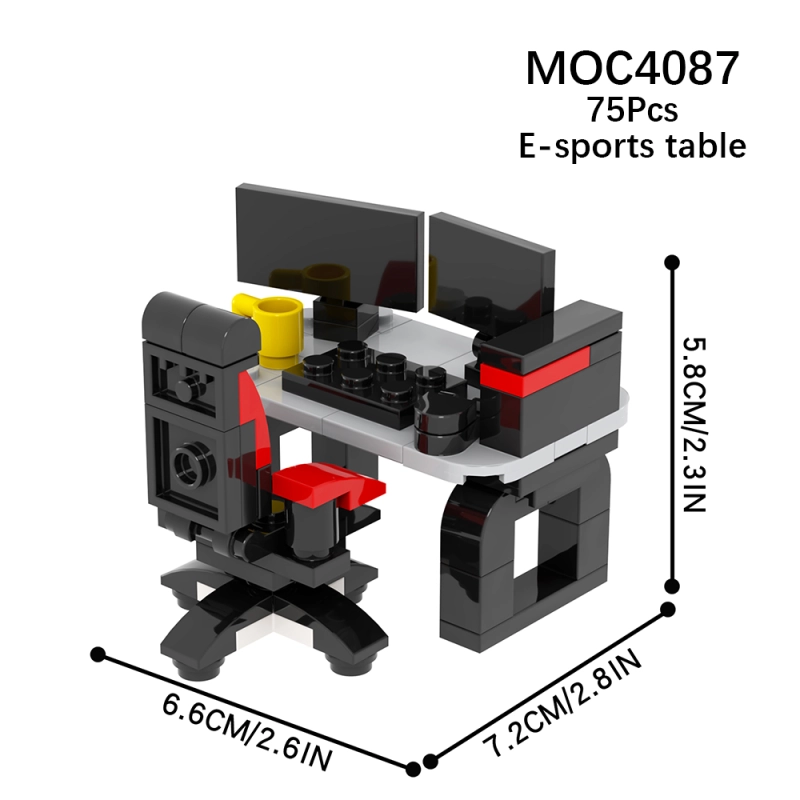 MOC4087 City Series trash can Building Blocks Bricks Kids Toys for Children Gift MOC Parts