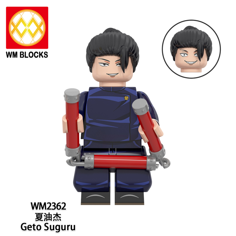 WM6140 Jujutsu Kaisen Anime  Action Figure Building Blocks Kids Toys
