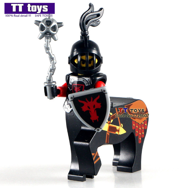 AX8801 Medieval Knight Action Figures Birthday Gifts Building Blocks Kids Toys