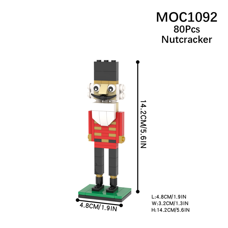 MOC1092 Creativity series Nutcracker Building Blocks Bricks Kids Toys for Children Gift MOC Parts