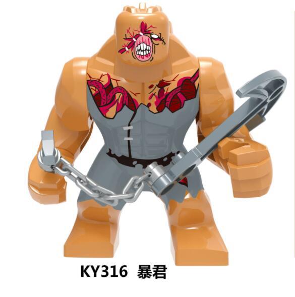 KY316 Resident Evil Tyrant Action Figures Big Figure Birthday Gifts Building Blocks Kids Toys