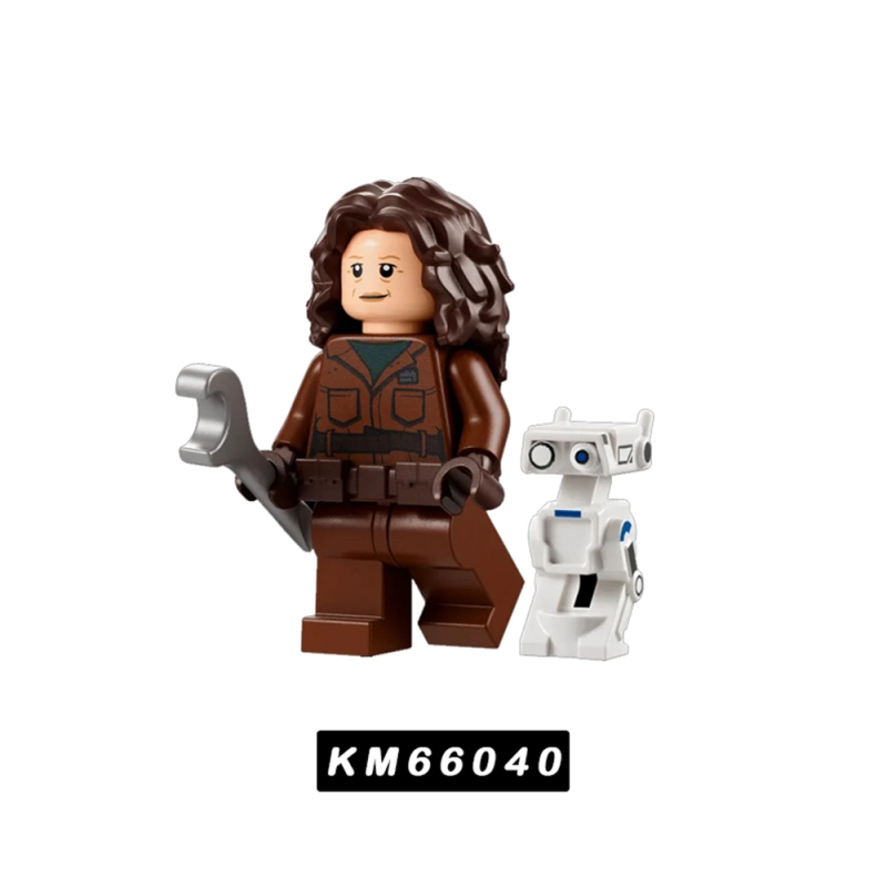 KM66037-66044 Star Wars movies Luke Mandalorians Bain Parry Kamino NED-B robot Ben Kenobi  Snow SoldierAction Figures Building Blocks Kids Toys