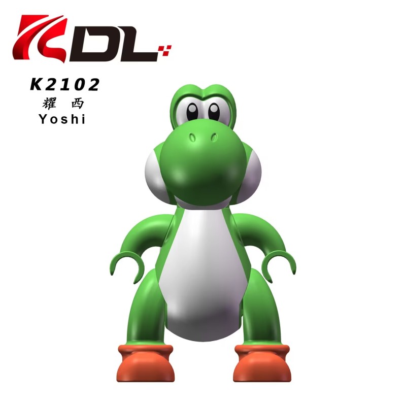 K2102 Super Mario Animation Yoshi  Action Figures Building Blocks Kids Toys