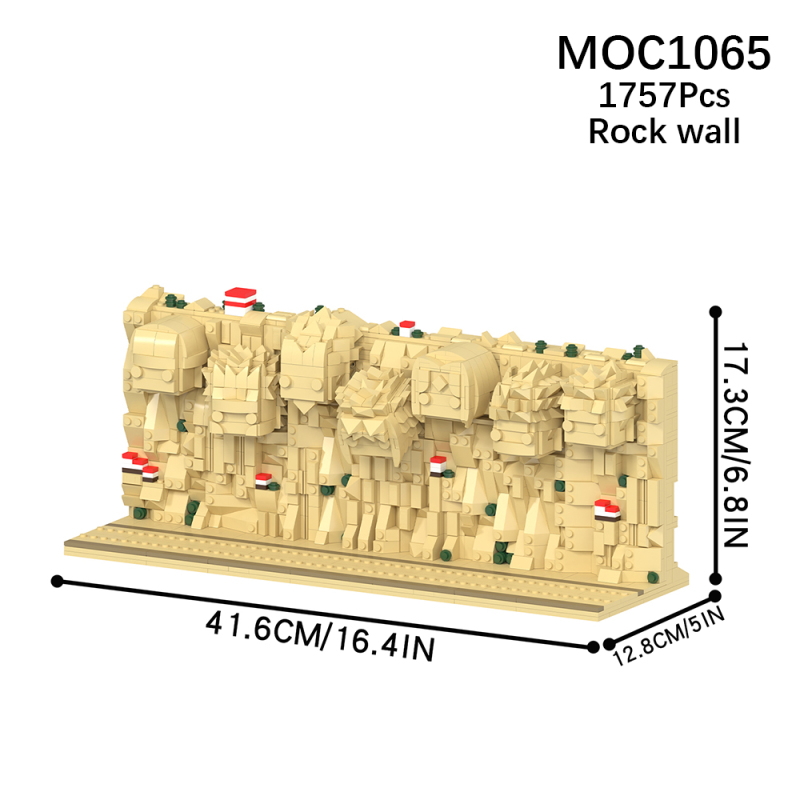 MOC1065 Creativity series Naruto Hokage RockHokage-iwa Building Blocks Bricks Kids Toys for Children Gift MOC Parts