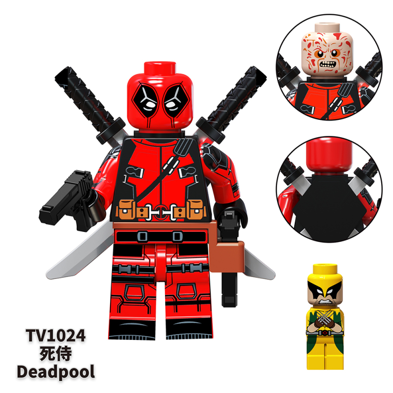 TV6203 Marvel Movie Super Hero Riot Venom Carnage Anti-Venom Mrs. Chen Deadpool Action Figure Building Blocks Kids Toys