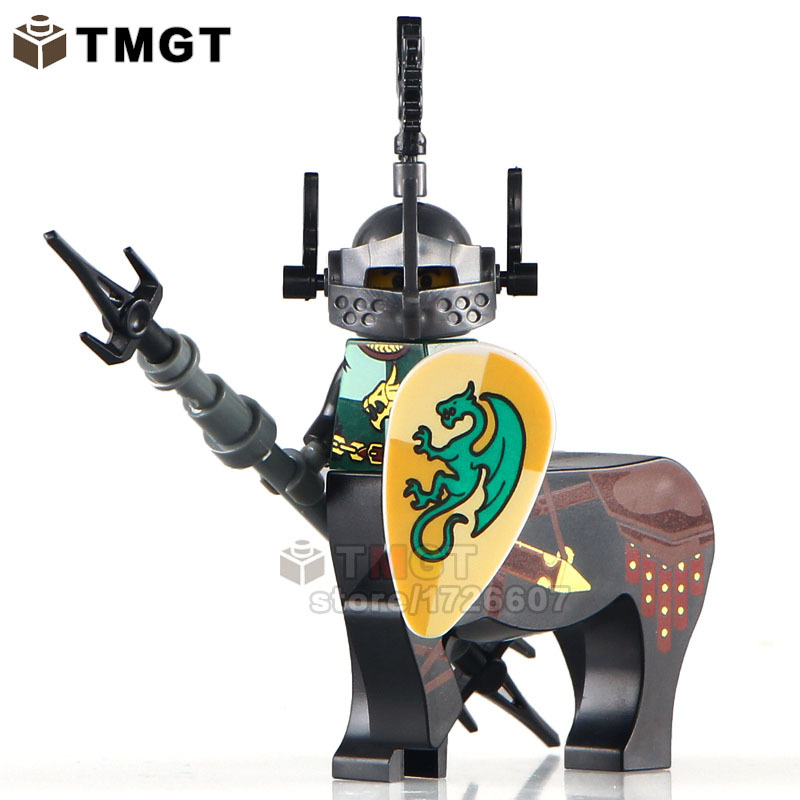AX8802 Medieval Knight Action Figures Birthday Gifts Building Blocks Kids Toys