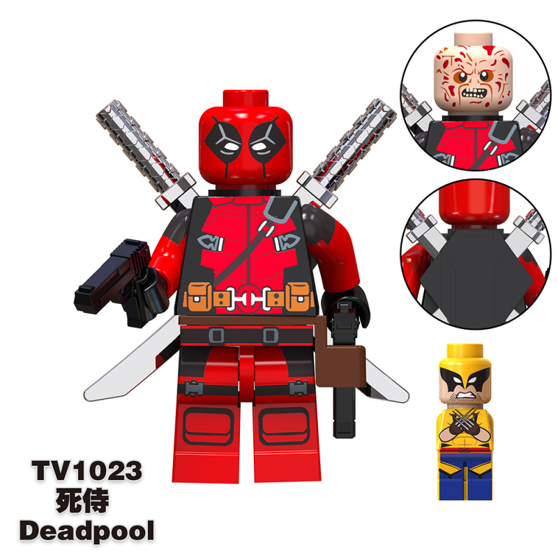 TV6203 Marvel Movie Super Hero Riot Venom Carnage Anti-Venom Mrs. Chen Deadpool Action Figure Building Blocks Kids Toys