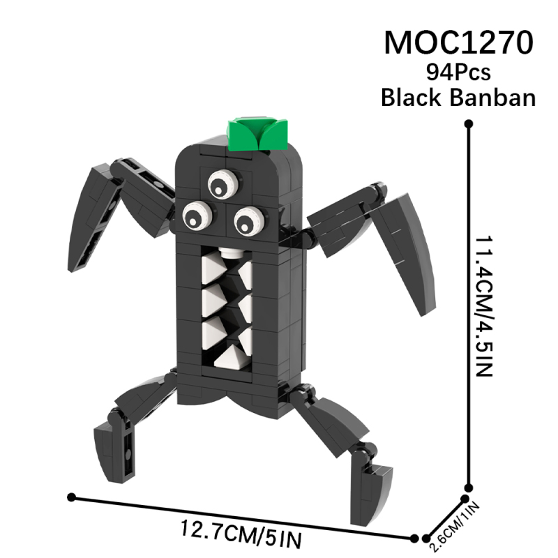 MOC1270 Creativity series Horror Game Garten of BanBan Character Model Building Blocks Bricks Kids Toys for Children Gift MOC Parts