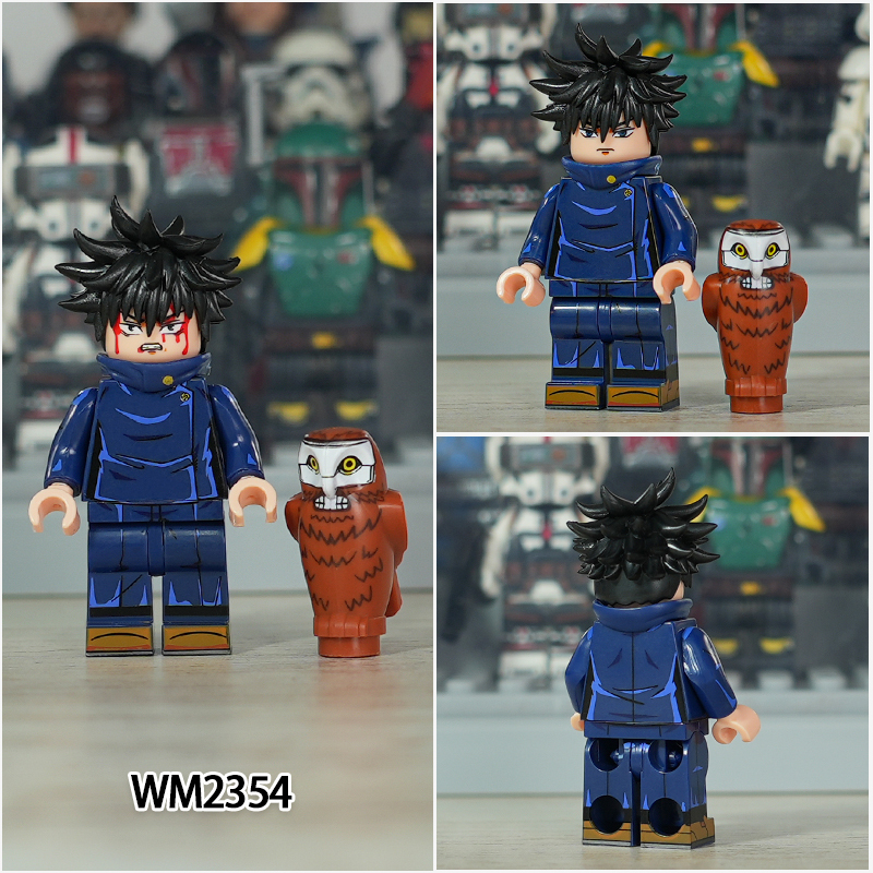 WM6139 Jujutsu Kaisen Anime Kugisaki Nobara Itadori Yuji Fushiguro Megumi Hanao Rogo Gojo Satoru Geto Suguru Mahito Action Figure Building Blocks Kids Toys