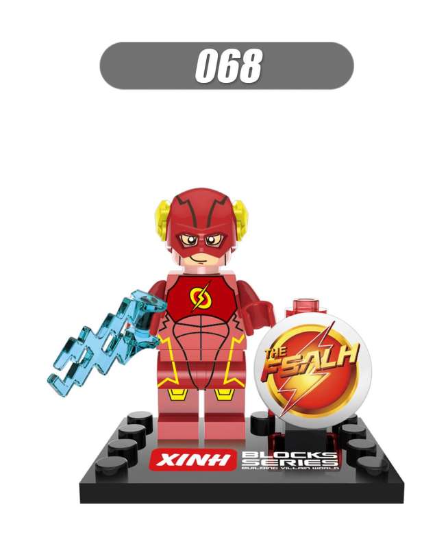 XH067-074 Marvel Movie The Flash Action Figure Building Blocks Kids Toys