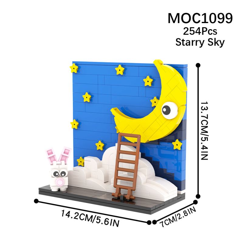 MOC1099 Creativity series starry sky  Building Blocks Bricks Kids Toys for Children Gift MOC Parts